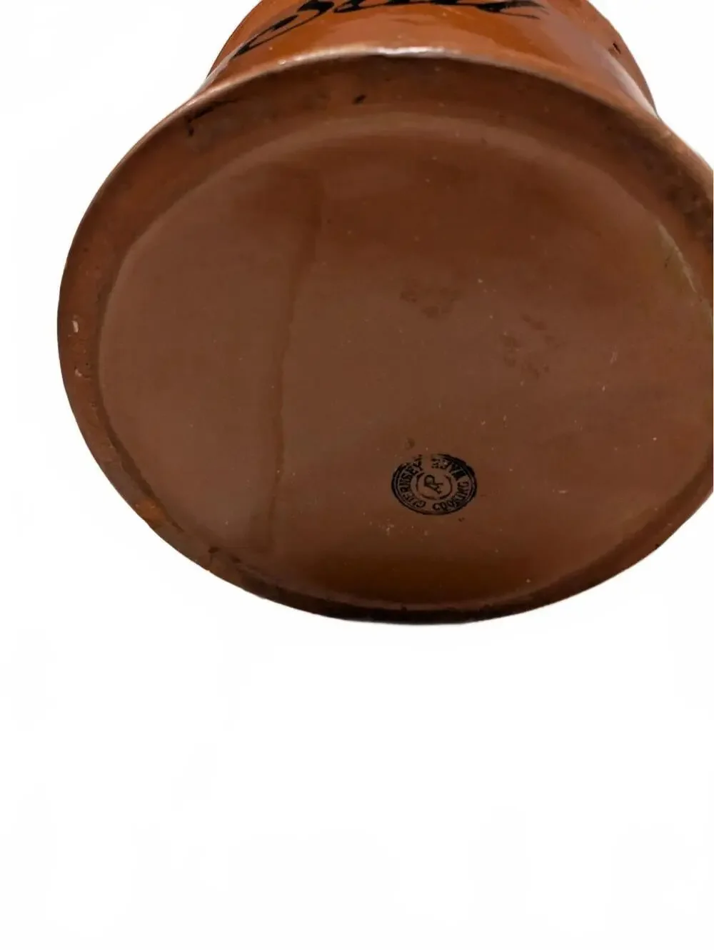 Antique Ceramic Wall-Mounted Salt Container